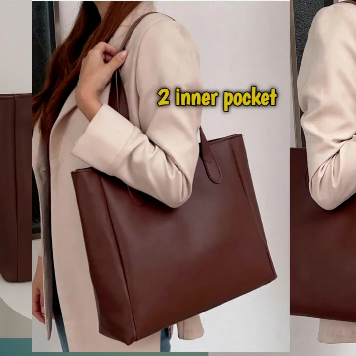 Stylish%20PU%20Leather%20All-Season%20Zipper%20Hand%20Bag%20for%20Women%20%E2%80%93%20Tote%20Style%20Fashion%20Accessory%20-%20Image%202