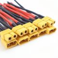 5/10 Parallel Connector for XT60 Plug and Socket Battery with Silicone Flexible Cable 14AWG 10cm RC LiPo Battery Motor.