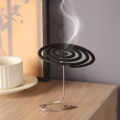 Stainless Steel Tray Base With Mosquito Coil Slot, Ash Holder Multi-Utility. 
