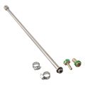 1 Set 44-Inch Sprayer Wand With Brass Connectors & Adjustable Nozzle For 3/8" & 1/4" High Pressure Washer Garden Spray. 