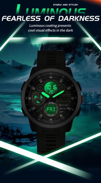 SANDA%203379%20New%20Men's%20Electronic%20Watch%20Military%20Sports%20Multifunctional%20Waterproof%20Night%20Light%20LED%20Dual%20Display%20Men's%20Watch%20-%20Image%203