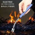 Modern Outdoor Portable Electric Kitchen Gas Lighter/Arc Lighter USB Rechargeable Long Lighter Windproof Candle Lighter Outdoor Plasma Flexible Neck (Multicolor). 