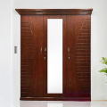 Andormahal Stylish Mdf 3 Part Almirah With Mirror.