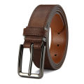 Men Belts High Quality Genuine Leather LONG Large Pin Buckle Metal Automatic Buckle Male Belts Strap Male.