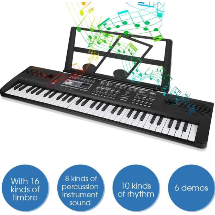 MQ-6104%2061%20Keys%20Electronic%20Keyboard%20Digital%20Piano%20%7C%20Portable%20Digital%20Keyboard%20Beginners%20Electronic%20Piano%20Keyboard%20with%20Microphone%20%7C%2016%20Timbre%208%20percussion%20Instrument%20Sound%2010%20Rhythm%206%20Demos%20-%20Image%204