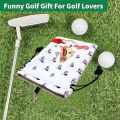 Funny Golf Valuables Pouch Hot DOG Design pu Leather Golf Tee Pouch with Drawstring Closure Golf Ball Tee Handbag Portable.
