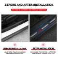 Car Door Plate Carbon Fiber Threshold Protector Sticker For Mitsubishi ASX Lancer Pajero Outlander L200 EVO Lancer Car Styling. 