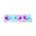 PHANTEKS D30-120 12cm ARGB splicing-free chassis cooling fan 30mm thick 7 blades high wind pressure four-sided illusion. 