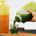 Large Caliber Plastic Squeeze Sauce Bottle Jam Salad Seasoning Vinegar Ketchup Gravy Boats Kitchen Condiment Dispenser Gadgets.