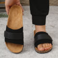 Men's One-Strap Sandals: Waterproof, Anti-Slip, Thick-Soled, Wear-Resistant, Soft-Soled, Comfortable, Everyday Slip-On Sandals..