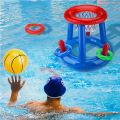 Swimming Pool Toy Game Set, Swimming Pool Basketball Circle Inflatable Cross Ring Throwing Game. 