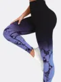 Women Seamless Leggings Yoga Gym Pants  Push Up Sports  Joggings Gradient High Waist  Workout Scrunch Butt Running Leggings. 