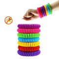Waterproof DEET Free Citronella Mosquito Wristband Bracelets 10 Pack with 6 Patches for Kids Adults Outdoor and Indoor. 