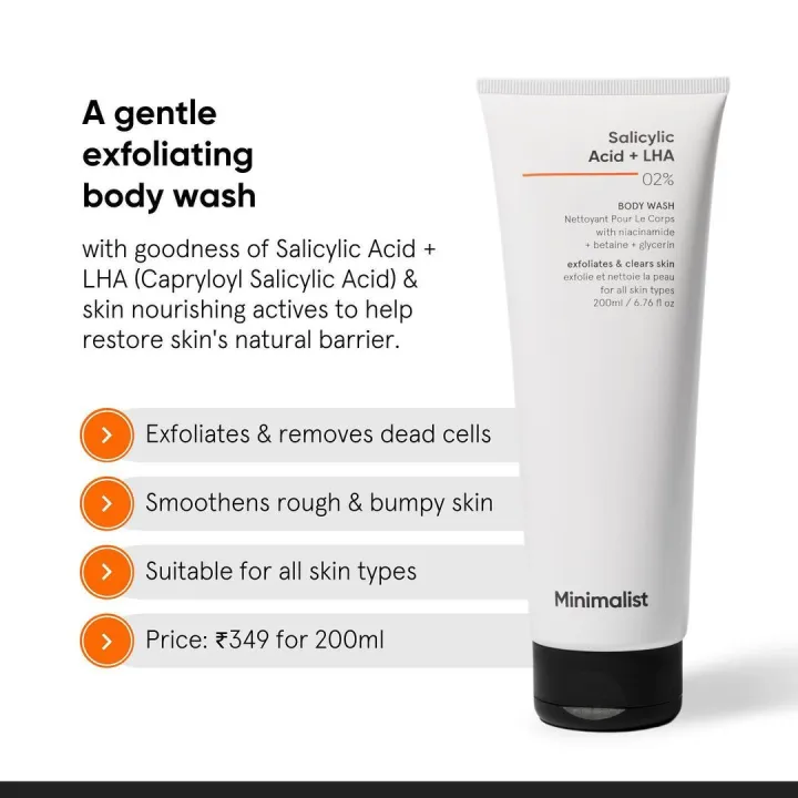 Minimalist%20Salicylic%20Acid%20+%20LHA%2002%25%20Body%20Wash%20%7C%20For%20Body%20Acne,%20Un-even,%20Rough%20&%20Bumpy%20Skin%20%7C%20For%20Women%20&%20Men%20%7C%20200%20ml%20-%20Image%202