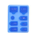 Dust plug Prevent Protective Cover Silicone Case Anti-dust USB Ports Dustproof Kit For Playstation 5 PS5 Slim Console Accessorie.