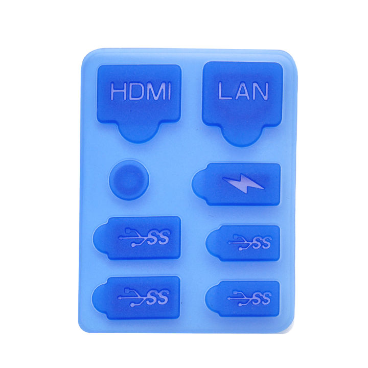 Dust%20plug%20Prevent%20Protective%20Cover%20Silicone%20Case%20Anti-dust%20USB%20Ports%20Dustproof%20Kit%20For%20Playstation%205%20PS5%20Slim%20Console%20Accessorie%20-%20Image%204