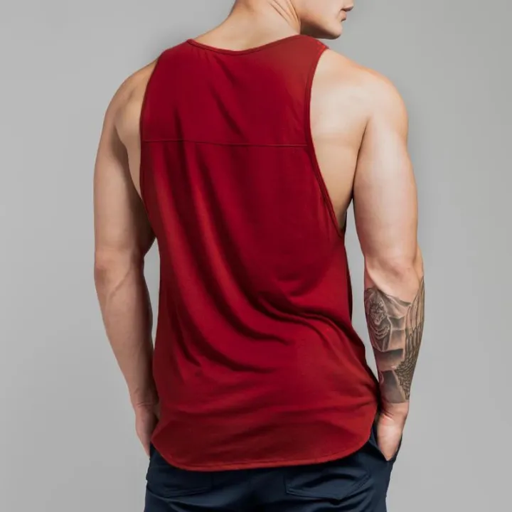 Men's%20Sweat-Absorbent%20Cooling%20Fitness%20Cotton%20Vests%20Comfortable%20Casual%20Sports%20Sleeveless%20T-Shirt%20Gym%20Bodybuilding%20Muscle%20Clothing%20-%20Image%205