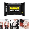 Shoe Cleaner Wipes, Shoe Wipes Shoe Sneaker Wipes Cleaner White Shoe Quick Wipes, 2 in 1 Multipurpose Sneaker Wipes No Wash Sports Shoes (No Color Choice). 
