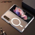 JASTER Clear Cases For Samsung Galaxy Z Fold 5 3 4 5G Shockproof Transparent for Magsafe Wireless Shell Charge Acrylic Cover. 