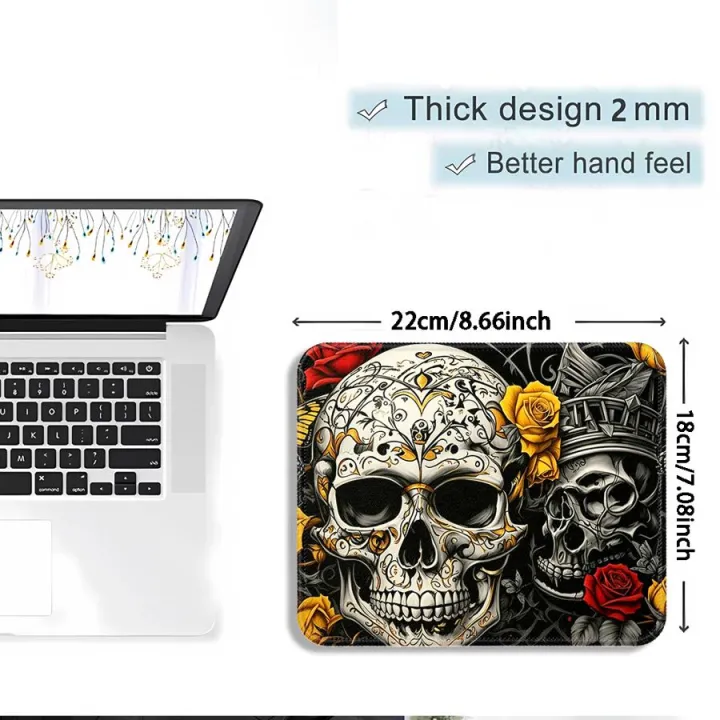 Flower%20Skull%20%20Mouse%20Pad%20Desk%20accessories%20Computer%20Laptop%20Pad%20office%20Pad%20Keyboard%20Mouse%20Pad%20Game%20Console%20Pad%20-%20Image%206
