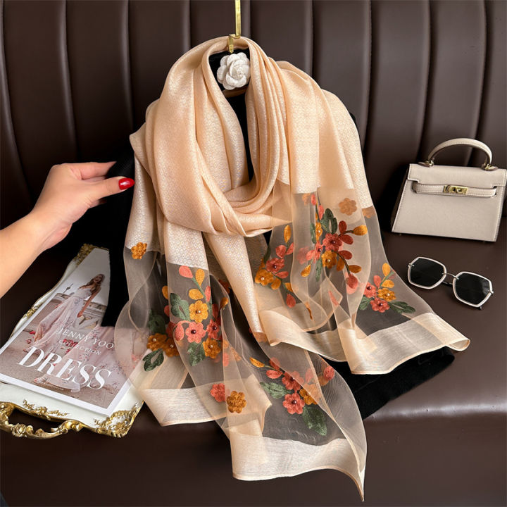 Luxury%20Women%20Hijab%20Shiny%20Lace%20Scarf%20Silk%20Soft%20Wool%20Shawls%20and%20Wraps%20Embroidery%20Flower%20Thin%20Scarves%20Foulard%20Female%20Bufanda%20New%20-%20Image%204