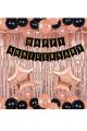 Happy Anniversary Decoration Kit For Home 34 Items Rose Gold Combo Set. 