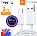 Original Xiaomi 67W 55W 33W USB Type C Turbo Charger Cable For Mi 6A Type-C Fast Charging Data Cable Fast charging, Fast transmission, Stronger compatibility Mi Turbo Charge Type C Cable. 