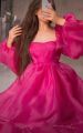 Customized Organza Barbie Dress Maxi for Girls Available in All Colours. 