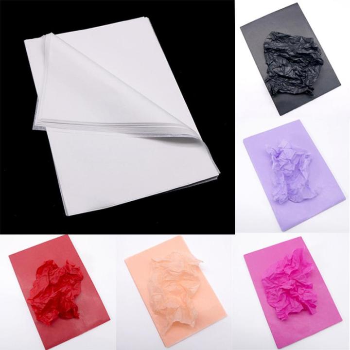 100Sheets/Pack A4/A5 Liner Tissue Paper For Clothing Shirt Shoes DIY Handmade Translucent Wine Wrapping Papers Gift Packaging