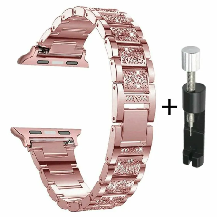 (B).%20Lelong%20Apple%20Watch%20Bling%20Band%20Rose%20Gold%20-%20Image%202