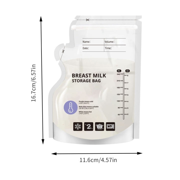 60%20Pack%20Temperature%20Sensitive%20Breast%20Milk%20Storage%20Bags%20-Food%20Grade%20PE,%20Transparent%20with%20Measurement%20Lines,%20%20Disposable%20&%20Leakpro%20-%20Image%205