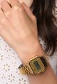 Casio Vintage Digital Watch Gold Stainless Steel Unisex Water-Resistant New. 