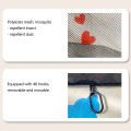 Garden Patio Umbrella Tent Outdoor Camping Net Mosquito Net Mesh Roman Umbrella Net Anti-insect No Stand No Awning Cloth.