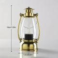  Vintage Wind Lamp, LED Candle Light Small Night Light Camping Light Bedside Hanging Light Table Light Atmosphere Light Electronic Candle Light (With 3 Pieces AG13 Battery Powered). 