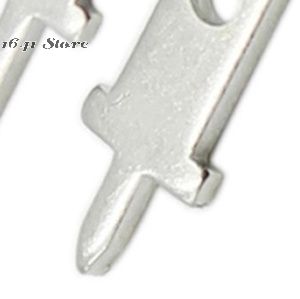 Premium 50-Pack 2.8mm Insert-Plug PCB Welding Sheet - Single-Leg Solder Lug - 0.8mm Thickness - Spring Terminal