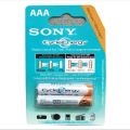 2 Pcs SONY-AAA Rechargeable Battery Remote battery small pencil battery. 