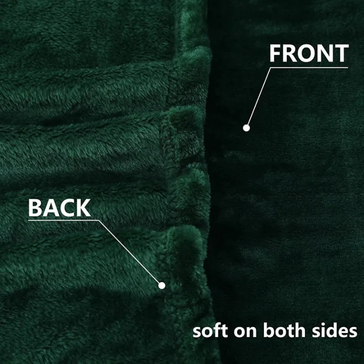 Christmas%20Green%20Large%20Fleece%20Throw%20Blanket%20for%20Couch%20Sofa%20Super%20Soft%20and%20Warm%20Blankets%20Forest%20Green%20Throw%20All%20Season%20Use%20Cozy%20-%20Image%205