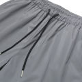 Summer Thin Reflective Shorts Men's Fashion Loose Outdoor Jogging Cycling Safety Luminous Short Pants Hip Hop Streetwear Male.