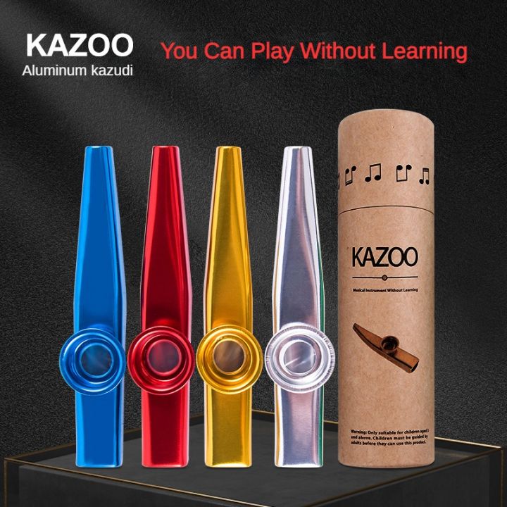 Lightweight Kazoo Aluminum Alloy Metal Fun Instrument Easy To Use for Music Lovers Professional Music Instrument Clarinete