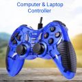 2.0 Blue USB Gamepad Joystick USB Joypad with Analog Control Game Controller For PC Laptop Computer For Win7/8/10 XP/For Vista. 