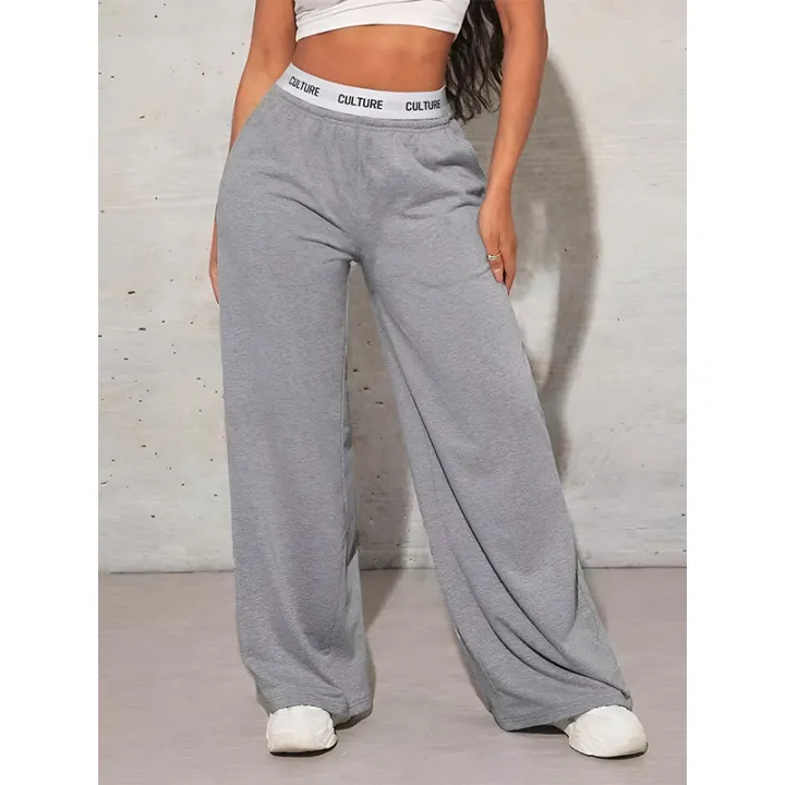 Women's%20Fashion%20Pants%20High%20Waist%20Webbing%20Loose%20Women's%20Wide%20Leg%20Pants%20Solid%20Colour%20Casual%20Female%20Pants%20Autumn%20Daily%20Wear%20-%20Image%202