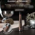 Double Edge Safety Razor, Zinc Alloy Handle Razor with 5 Swiss Stainless Steel Blades, Heavy Duty Eco-Friendly Razor f. 