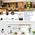 Wifi 30A Tuya Smart Switch Intelligent Automation Modules APP Remote Control 12V 24V 85-250V 220V 20A Relay HIGH POWER 4000W. 
