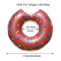 Inflatable Doughnut Swimming Ring,Beach Toys Pool Floats for Kids, Pool Swim Floaties for Adults. 