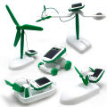 6-In-1 Solar-Power Robot Kit Assembling Ship Fan Windmill Car Toys Scientific Lab DIY Kids Educational Gadgets. 