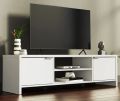Longer Tv Console, Media Storage, TV Shelf, LED Storage Rack, Aswood Mordern Media Console. 