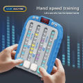 Electronic Music Puzzle Game Machine Montessori Pockets Travel Toy Light Up Educationa Sensory Fast Push Table Game.