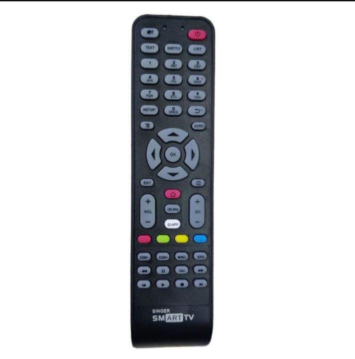 Singer Smart Led Tv Remote Control For All Singer Led Tv.