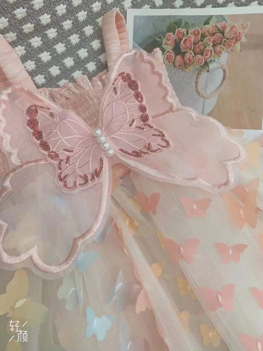 Little%20Girl%20Pretty%20ButterFly%20Dress%20-%20Image%202