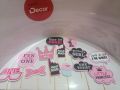 Baby Girl Theme Birthday Props 10Pcs Baby Girl Birthday Decoration Items | Baby Girl Props for Kids Baby Girl Theme Birthday Decorations Birthday Photobooth Props for Kids by Karachi Decor. 